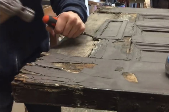 North Fair Oaks-wooden-door-repair